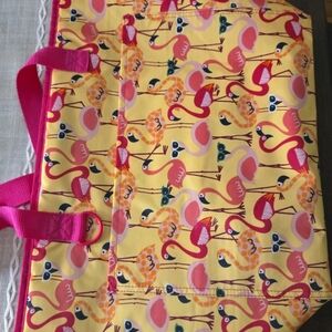 New Thirty-one Flamingo Thermal Pink Tote Bag